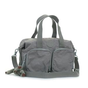 Kipling（キプリング） ショルダーバッグ BASIC K13355 723 グレー （H16×W29×D12.5）