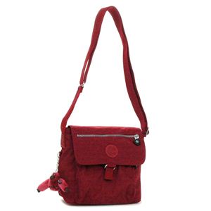 Kipling（キプリング） ショルダーバッグ BASIC K13611 100 レッド （H21.5×W21×D11）