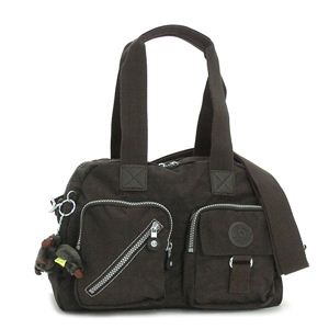 Kipling(キプリング) ハンドバッグ HB3170 205 ダークブラウン/ブラック (H23×W33×D16)