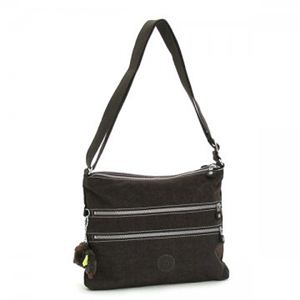 Kipling(キプリング) ショルダーバッグ HB4061 205 ダークブラウン/ブラック (H22×W29×D4)
