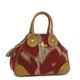 Vivienne Westwood(ヴィヴィアンウエストウッド) ハンドバッグ LEOPARD 4646 ベージュ/RD (H23×W14/30×D14)
