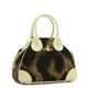 Vivienne Westwood(ヴィヴィアンウエストウッド) ハンドバッグ LEOPARD 4646 ホワイト/ブラウン (H23×W14/30×D14)