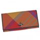 Vivienne Westwood（ヴィヴィアンウエストウッド） 長財布 SUMMER TARTAN 1032V レッド （H9.5×W19×D2.5）