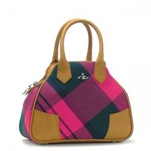 Vivienne Westwood�i���B���B�A���E�G�X�g�E�b�h�j �n���h�o�b�O SUMMER TARTAN 4893 �_�[�N�s���N �iH22�iC�j�~W29�~D13�j