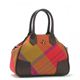 Vivienne Westwood(ヴィヴィアンウエストウッド) ハンドバッグ SUMMER TARTAN 4893 レッド/ブラウン (H22(C)×W29×D13)