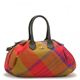 Vivienne Westwood(ヴィヴィアンウエストウッド) ハンドバッグ SUMMER TARTAN 4897 レッド/ブラウン (H20(C)×W36×D17.5)