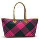 Vivienne Westwood（ヴィヴィアンウエストウッド） トートバッグ SUMMER TARTAN 4907 ダークピンク （H28×W55×D20） - 縮小画像1