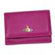 Vivienne Westwood(ヴィヴィアンウエストウッド) 二つ折り財布(小銭入れ付) NAPPA CALF 746V ピンク (H9.5×W13.5×D2.5)