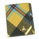 Vivienne Westwood(ヴィヴィアンウエストウッド) Wホック財布 DERBY 737V イエロー (H12×W10×D2)