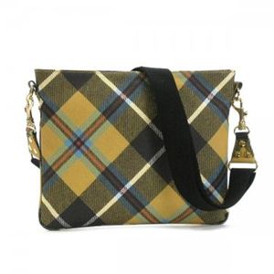 Vivienne Westwood（ヴィヴィアンウエストウッド） 斜めがけバッグ DERBY 4003 イエロー （H23.5×W30） (397312)
