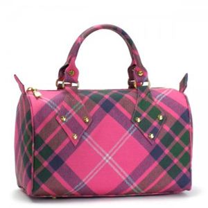 Vivienne Westwood（ヴィヴィアンウエストウッド） ショルダーバッグ DERBY 4268 ピンク （H20×W32×D15） - 拡大画像