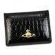 Vivienne Westwood(ヴィヴィアンウエストウッド) パスケース CHANCERY 724V ブラック (H7.5×W10.5×D1.5)
