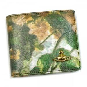 Vivienne Westwood（ヴィヴィアンウエストウッド） 二つ折り財布（小銭入れ付） EBURY 730V レッド/ブラウン （H10.5×W11×D2.5）