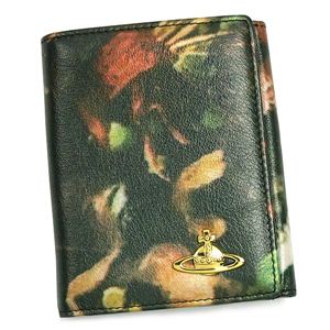 Vivienne Westwood(ヴィヴィアンウエストウッド) Wホック財布 EBURY 737V レッド/ブラウン (H12×W10×D2)
