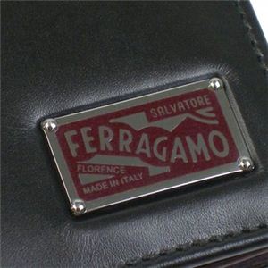 Ferragamo（フェラガモ） 長財布 MENS SLG FELIX 668837 443483 ブラック （H19xW9.5xD2）