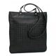 BOTTEGA VENETA（ボッテガベネタ） 斜めがけバッグ P.FOGLIO INTRECCIATO 233151 8175 ブラック （H34×W32）