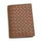 BOTTEGA VENETA(ボッテガベネタ) カードケース P.FOGLIO INTRECCIATO 113113 6308 キャメル/ブラウン (H12×W9.5×D2)