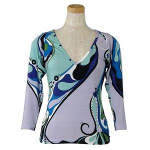 Emilio Pucci(エミリオプッチ) レディースTシャツ 11WP06 3 グリーン (L58 S(58) W38)