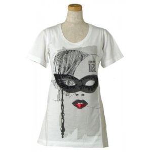 DIESEL(ディーゼル) レディースTシャツ CLG4 100 ホワイト (L62 S16.5 W40 SH38)