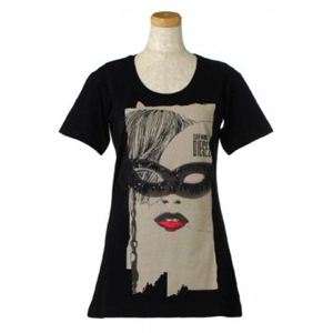 DIESEL(ディーゼル) レディースTシャツ CLG4 900 ブラック (L62 S16.5 W40 SH38)