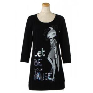SPORTMAX CODE(スポーツマックスコード) レディースTシャツ 11 79410317000 13 ブラック (L73 S46 W42 SH36)