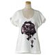 Alexander McQueen(アレキサンダーマックイーン) レディースカットソー 423902 A01 アイボリー (L64 S(35) W44)