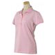 SUN68（サンシックスティーエイト） レディースポロシャツ 10213 4 ピンク （L60 S16 W44 SH35）