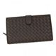 BOTTEGA VENETA（ボッテガベネタ） 長財布 PORTAMONETE INTRECCI 114074 2040 ダークブラウン