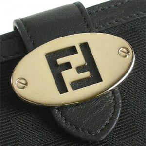 Fendi（フェンディ） Wホック財布 ZUCCA JACQUARD 8M0188 F0WN1 ブラック