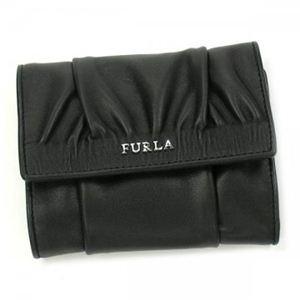 Furla（フルラ） 二つ折り財布（小銭入れ付） PJ59 O60 ブラック - 拡大画像