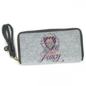 JUICY COUTURE（ジューシークチュール） 長財布 FASHION VELOUR JUICY YSRU1791 61 ライトグレー - 拡大画像