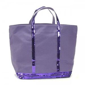 Vanessa Buruno（ヴァネッサブリューノ） トートバッグ TOILE DE COTTON V40411 551 パープル - 拡大画像