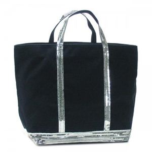 Vanessa Buruno（ヴァネッサブリューノ） トートバッグ TOILE DE COTTON V40411 889 ネイビー/シルバー - 拡大画像