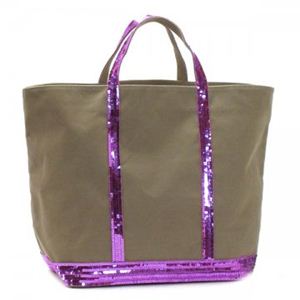 Vanessa Buruno（ヴァネッサブリューノ） トートバッグ TOILE DE COTTON V40411 991 ベージュ/ピンク - 拡大画像