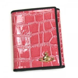 Vivienne Westwood（ヴィヴィアンウエストウッド） Wホック財布 CHANCERY 737V ピンク/ゴールド