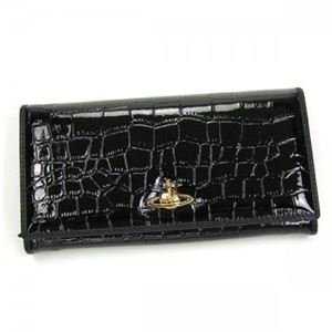 Vivienne Westwood（ヴィヴィアンウエストウッド） 長財布 CHANCERY 1032V ブラック/ゴールド