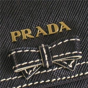 Prada（プラダ） 長財布 SAFFIANO FIOCCO COLO 1M1132 632 ブラック