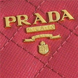 Prada（プラダ） 長財布 SAFFIANO QUILTING 1M1132 505 チェリー