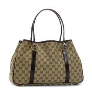 Gucci（グッチ） トートバッグ GG TWINS 232957 9643 ベージュ/ダークブラウン