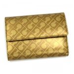 Gherardini（ゲラルディーニ） 三つ折り財布（小銭入れ付） SOFTY BASICO BS09 2555 ゴールド