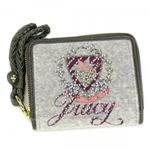 JUICY COUTURE（ジューシークチュール） 二つ折り財布（小銭入れ付） FASHION VELOUR JUICY YSRU1789 61 ライトグレー