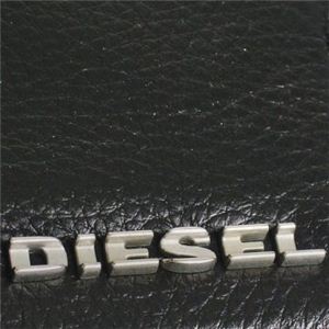 DIESEL（ディーゼル） 二つ折りL字ファスナー BEAT THE TIME 00XS42 T8013 ブラック