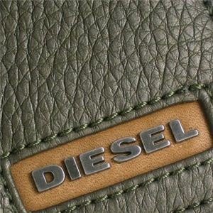 DIESEL（ディーゼル） 三つ折り財布（小銭入れ付） CORE RIDER X00165 T7434 カーキー