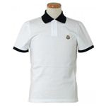 MONCLER（モンクレール） メンズポロシャツ 8316450 1 ホワイト （L66.5 S19 W49 SH43.5 M）