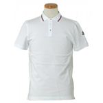 MONCLER（モンクレール） メンズポロシャツ 8334800 1 ホワイト （L70 S21 W52 SH46 L）
