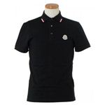 MONCLER（モンクレール） メンズポロシャツ 8335900 999 ブラック （L65 S20 W49 SH44 M）