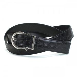 Ferragamo（フェラガモ） ベルト DOUBLE ADJUS 678661 444203 ブラック （長さ125まで対応）