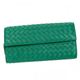 BOTTEGA VENETA（ボッテガベネタ） 長財布 PORTAMONETE INTRECCI 150509 3600 グリーン