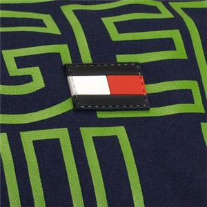 TOMMY HILFIGER（トミーヒルフィガー） ボストンバッグ HILFIGER LOGO 6912254 321 NAVY/ LIME GREEN