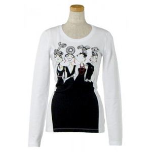 LOVE MOSCHINO (ラブモスキーノ) レディースTシャツ W4B811I A00 ホワイト